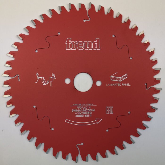 Diskinis pjūklas Freud D165 z48 d20 B2,6