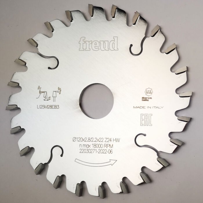 Priešpjūklis  Freud D120 z24 d22 B4.0/2.2